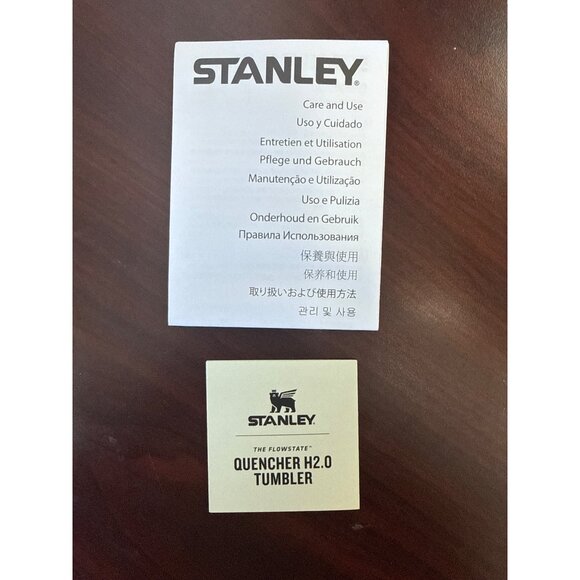 Stanley FlowState Quencher H2.0 Tumbler 40 Oz Yellow With Handle & Straw Durable - Picture 10 of 10